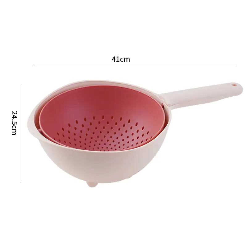 Multifunctional Plastic Vegetable Basket for Kitchen