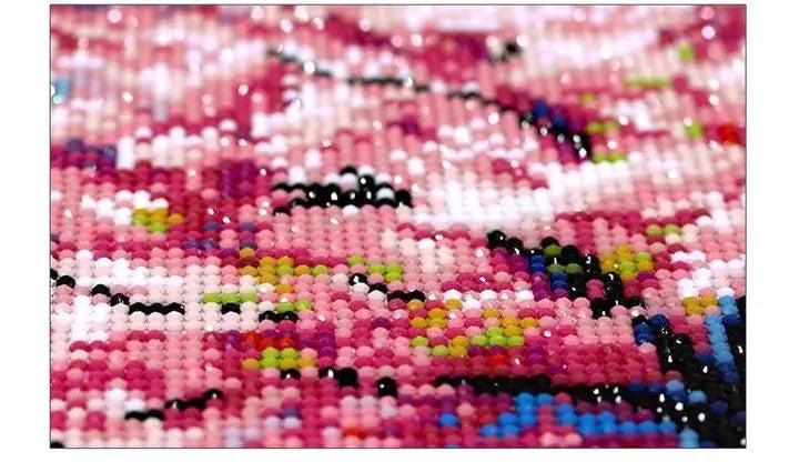 Red Ballet Dancer DIY Diamond Painting Art Piece