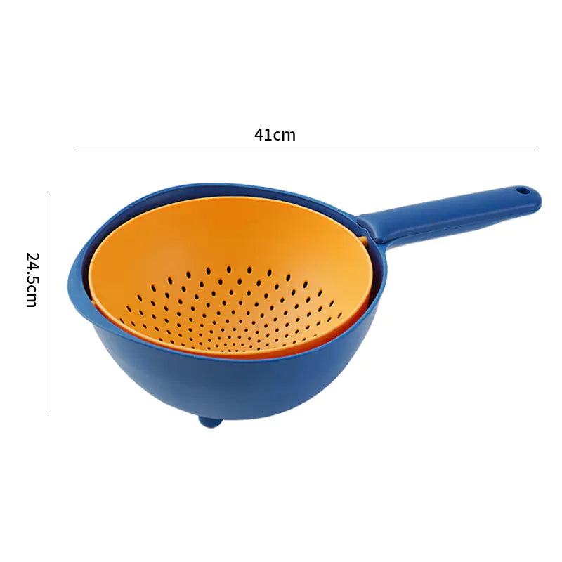 Multifunctional Plastic Vegetable Basket for Kitchen