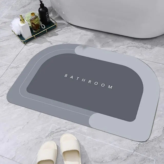 Ultra Absorbent Non-Slip Diatomite Bath Mat