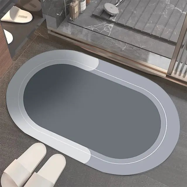 Ultra Absorbent Non-Slip Diatomite Bath Mat