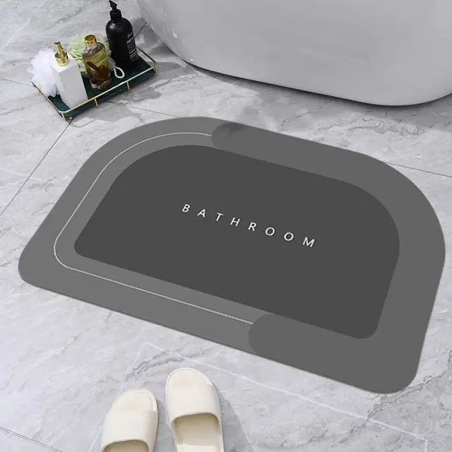Ultra Absorbent Non-Slip Diatomite Bath Mat