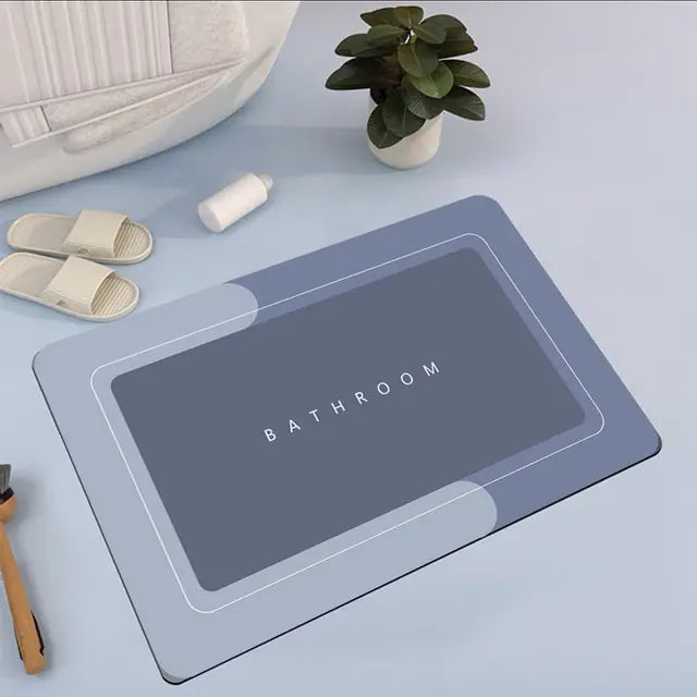 Ultra Absorbent Non-Slip Diatomite Bath Mat